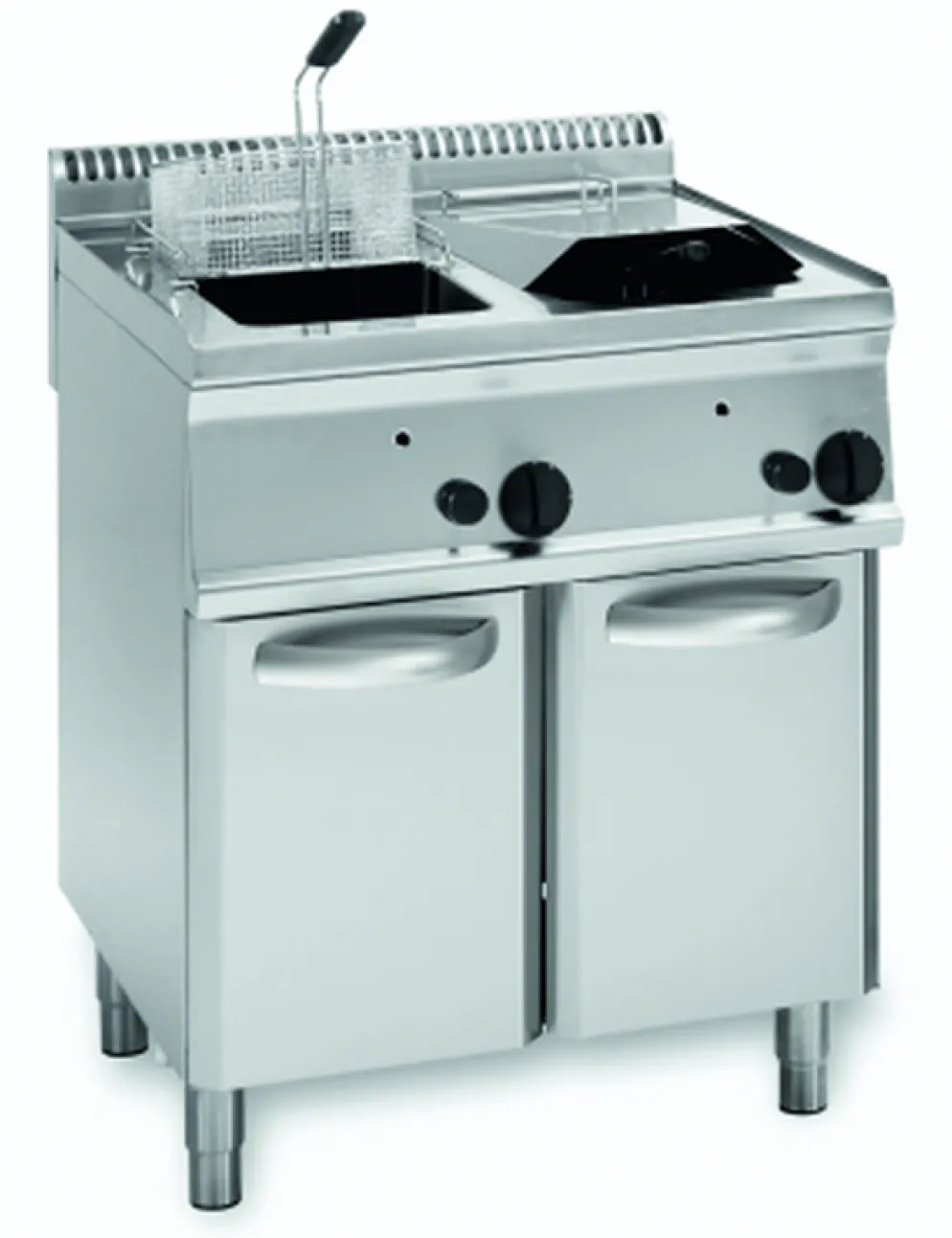 KBS Gas Fritteuse Ready-Line 700, 2x 14 L, 700x700x850mm