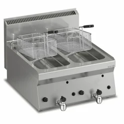 KBS Gas Fritteuse 2x 8 L, 14kW, 600x650x295mm