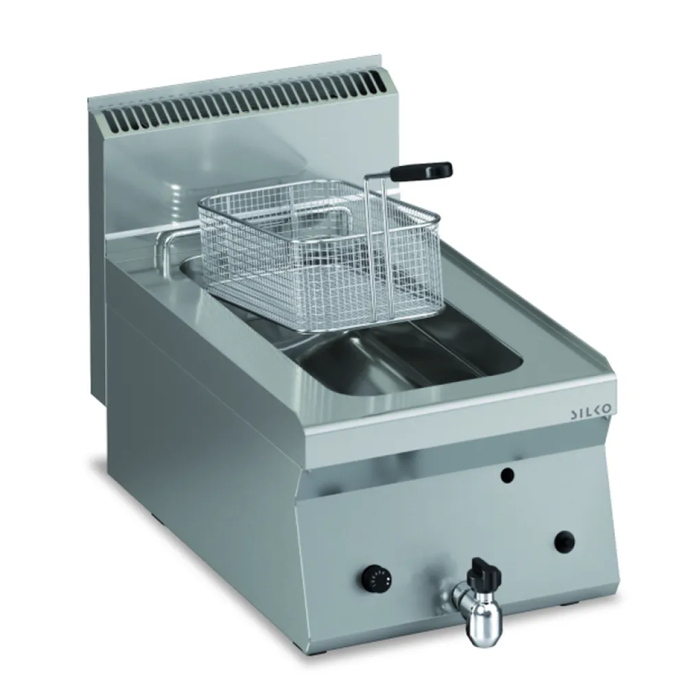 KBS Gas Fritteuse 1 x 8 L, 18kW, 400x650x295mm