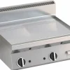 KBS Gas Grillplatte glatte verchromte Heizfläche 595x555mm 2 Heizzonen, 10kW