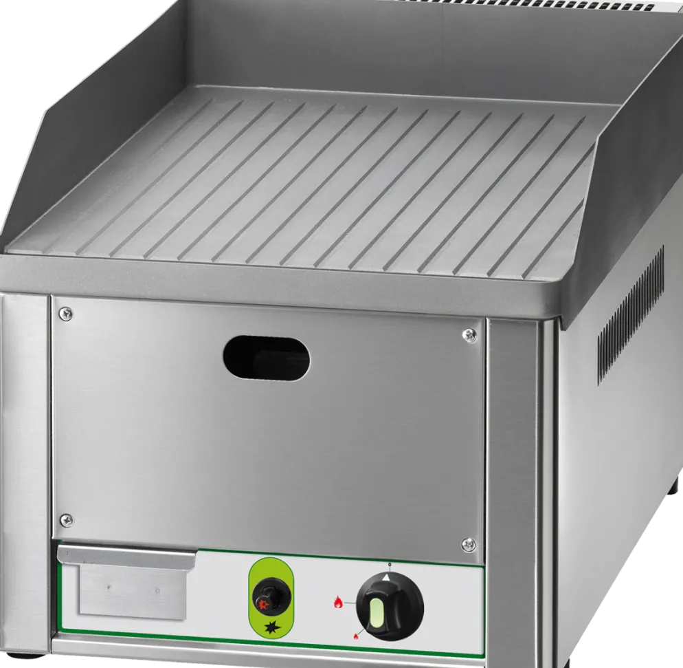 KBS Gas-Grillplatte 1 Heizzone gerillt 4kW