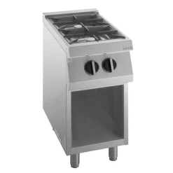 KBS Gas-Herd 2 Brenner je 6,0kW offener Unterbau