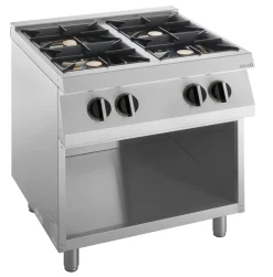 KBS Gas-Herd 4 Brenner 24 kW offener Unterbau