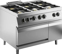 KBS Gas-Herd 6 Brenner mit Gas-Ofen