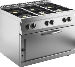 KBS Gas-Herd 6 Brenner mit Jumbo Gas-Ofen