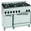 KBS Gas-Herd Ready-Line, 37kW, 6 Brenner, Gas Backofen, 1050x700x850mm