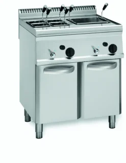 KBS Gas Nudelkocher Ready-Line 2 Becken 2x 23 L, 700x700x850mm