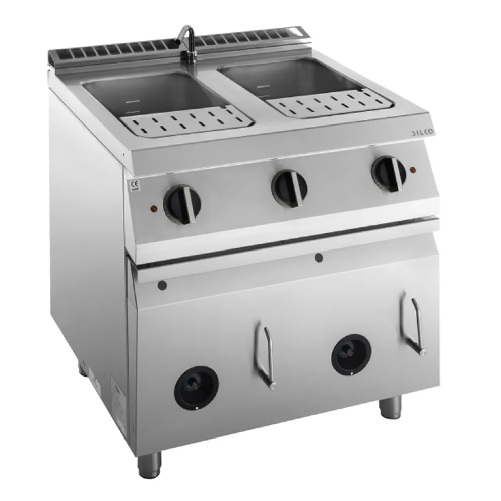 KBS Gas-Nudelkocher 2 x 28 L 2 Becken