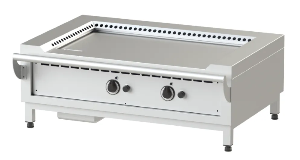 KBS Gas Teppanyaki-Grill mit 2 Heizzonen 14 kW Tischgerät
