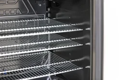 KBS Glastürkühlschrank K 140G schwarz, 130L