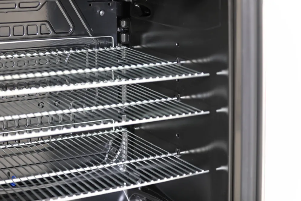 KBS Glastürkühlschrank K 140G schwarz, 130L