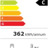 KBS Glastürkühlschrank K 140G weiß, 130L