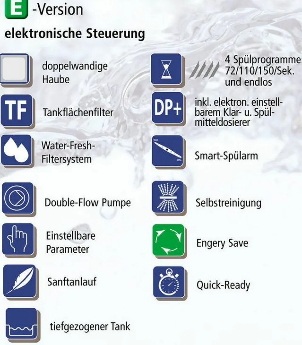 KBS Haubenspülmaschine Ready 1604 AP, mit Ablaufpumpe