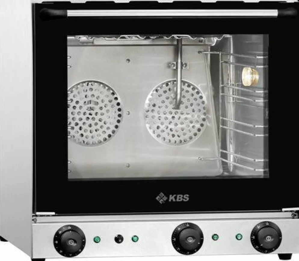 KBS Heißluftofen Premium mit Beschwadung, 2,7kW, für 4 Bleche 435x314mm
