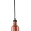 KBS Infrarot Heizlampe Kupfer eloxiert inkl. Leuchtmittel