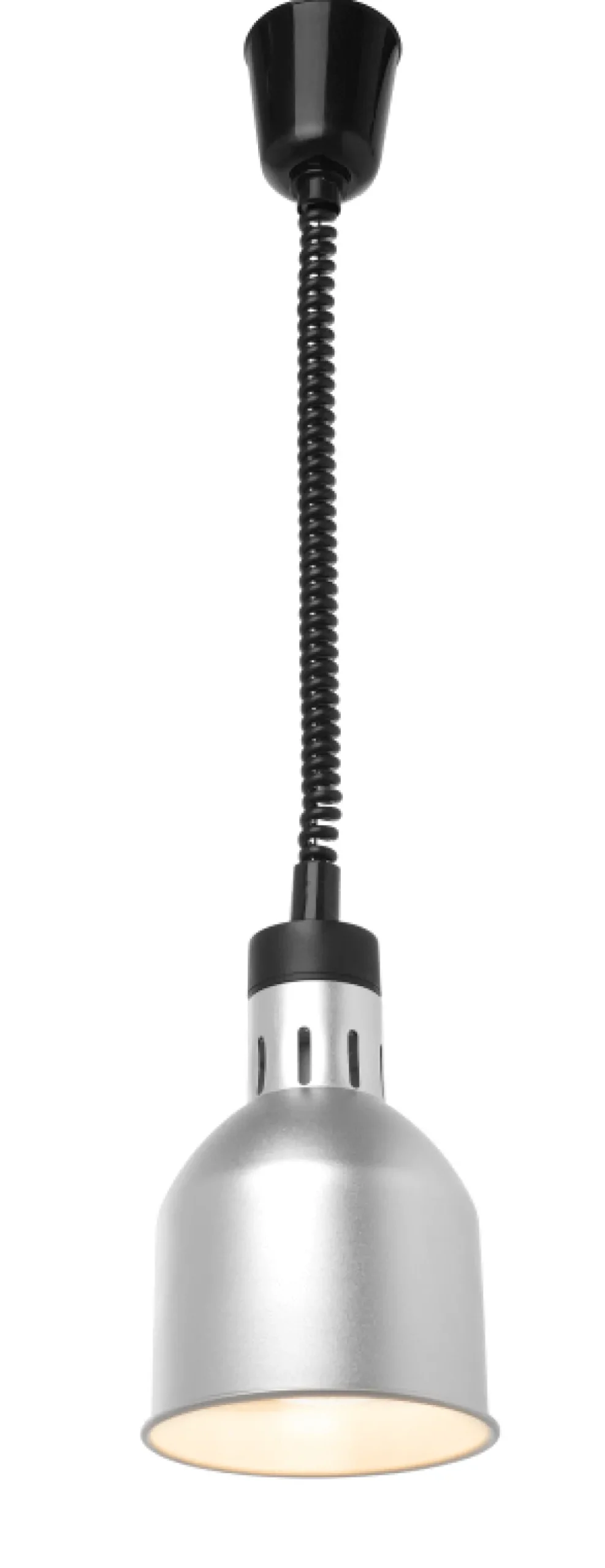KBS Infrarot Heizlampe Silber eloxiert inkl. Leuchtmittel