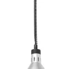 KBS Infrarot Heizlampe Silber eloxiert inkl. Leuchtmittel