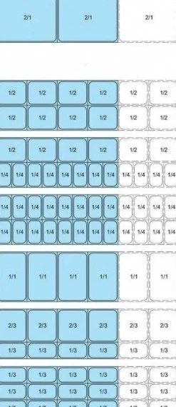 KBS Salatbar, Frühstücks- und Dessertbuffet Proxima 6 M, 6x GN 1/1