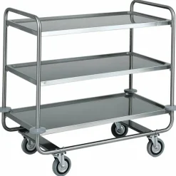 KBS Schwerlast-Servierwagen 1100 mit 3 Böden, 105 kg Traglast