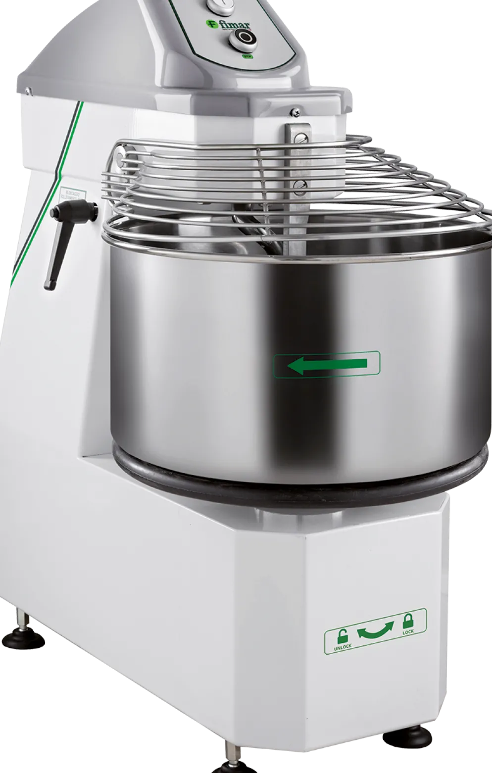 KBS Teigknetmaschine KM12, 12kg / 16 Liter, Kessel entnehmbar