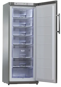 KBS Tiefkühlschrank TK 311 silver, 600x650x1630mm