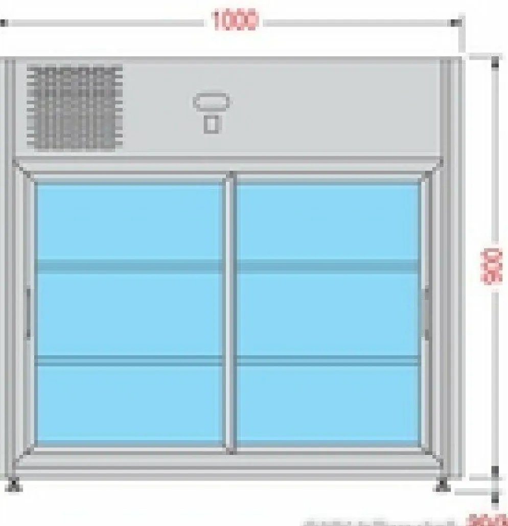 KBS Tischkühlvitrine Linus 200