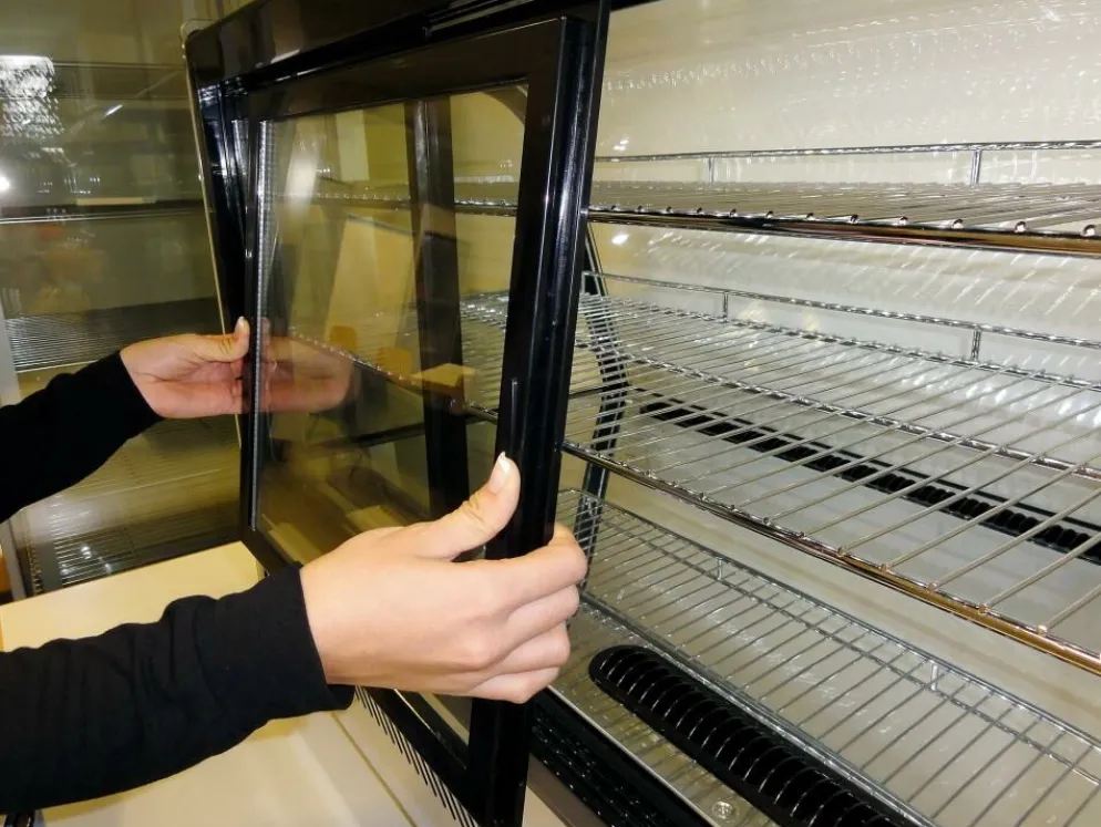 KBS Tischkühlvitrine mit LED Beleuchtung ASV 900, 874 x 570 x 686 mm