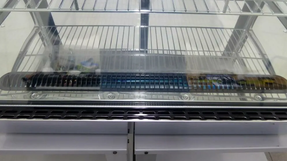 KBS Tischkühlvitrine mit LED Beleuchtung ASV 900, 874 x 570 x 686 mm