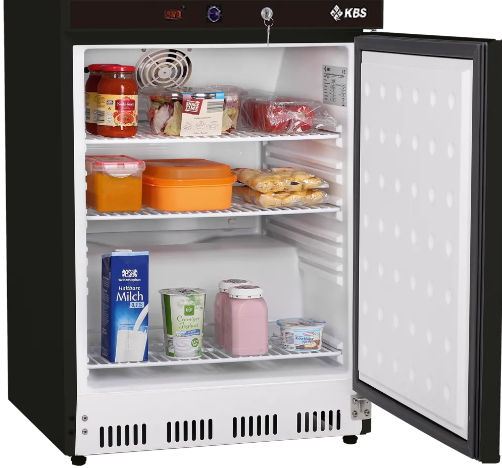 KBS Umluft Gewerbekühlschrank 202 U Black Line, 129L