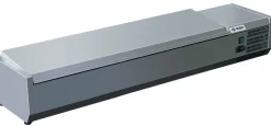 Kühlaufsatz RX 1810 mit CNS Deckel, 1800x395x280 mm, 8x GN 1/3