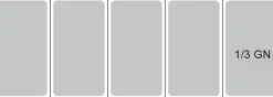 Kühlaufsatz RX 1410 mit CNS Deckel, 1400x395x280 mm, 5x GN 1/3