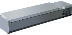 Kühlaufsatz RX 1510 mit CNS Deckel, 1500x395x280 mm, 6x GN 1/3