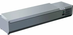 Kühlaufsatz RX 1610 mit CNS Deckel, 1600x395x280 mm, 7x GN 1/3