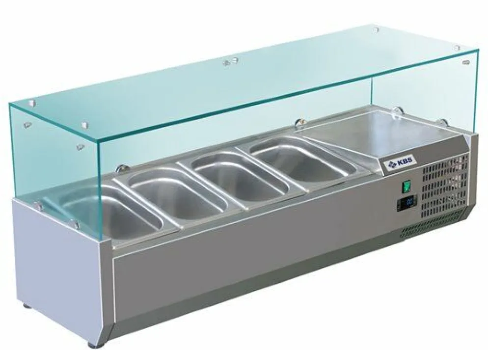 Kühlaufsatz RX 1200, 1200x395x435 mm, für 4x GN 1/3
