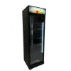 Kühlschrank 1 Glastür Schwarz 382 L, Türanschlag rechts, Breite 595mm