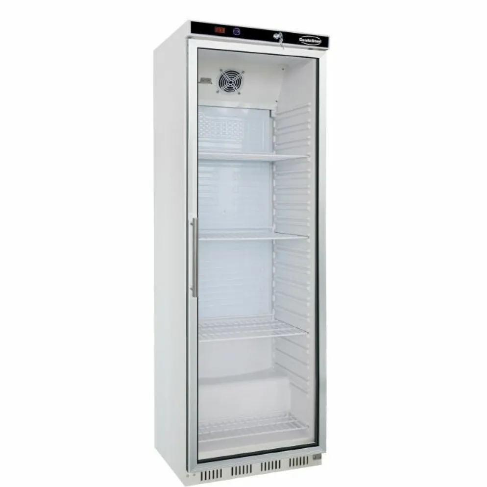 Kühlschrank HR400 mit Glastür 350 L, 600x585x1855mm