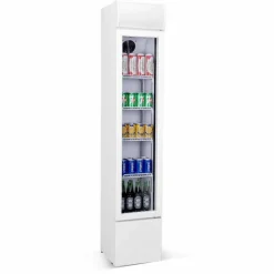 Kühlschrank mit Glastür Small weiss 105 L, 360x422x1880mm