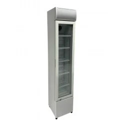 Kühlschrank mit Glastür Small weiss 105 L, 360x422x1880mm