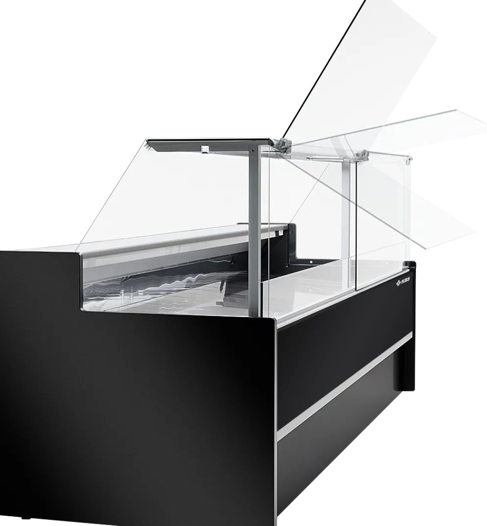 Kühltheke Frischwarentheke Delio 3-150U, Umluftkühlung, Breite 1500mm
