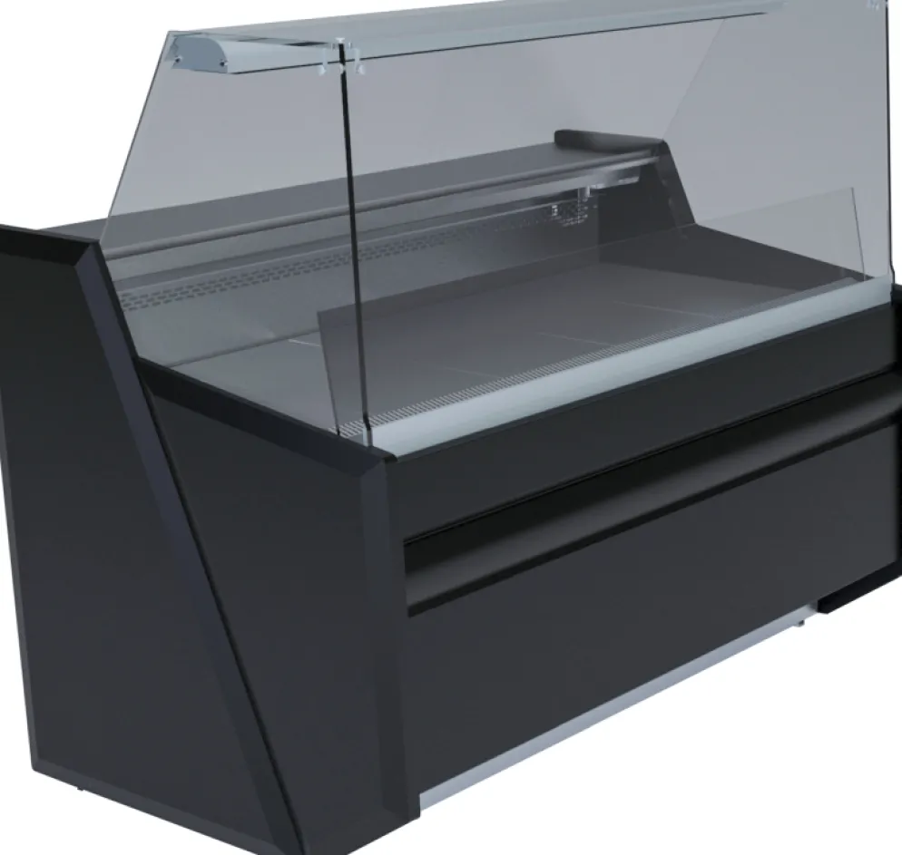 Kühltheke Kühlvitrine Nika 1500, Länge 1510 mm, Schwarz