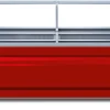 Kühltheke PICO statische Kühlung rot schwarz 2040x860x1220mm
