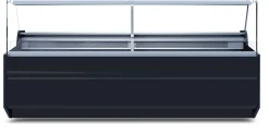 Kühltheke PICO statische Kühlung schwarz 1500x860x1220mm