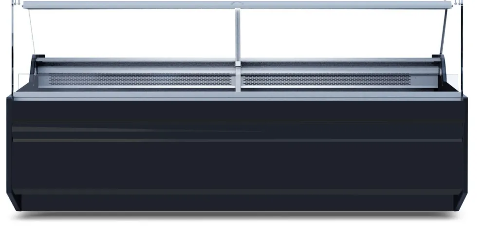 Kühltheke PICO statische Kühlung schwarz 1500x860x1220mm