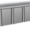 Kühltisch Classic KT 4310, 4 Türen GN 1/1, 2242x700x850mm