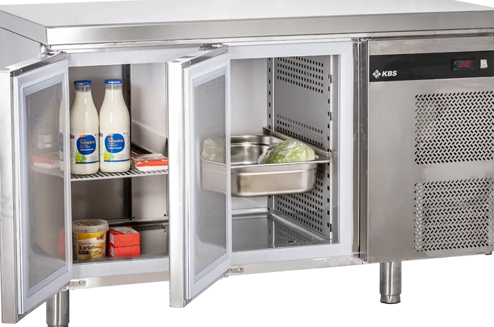 Kühltisch Classic KT 2310, 2 Türen GN 1/1, 1342x700x850mm