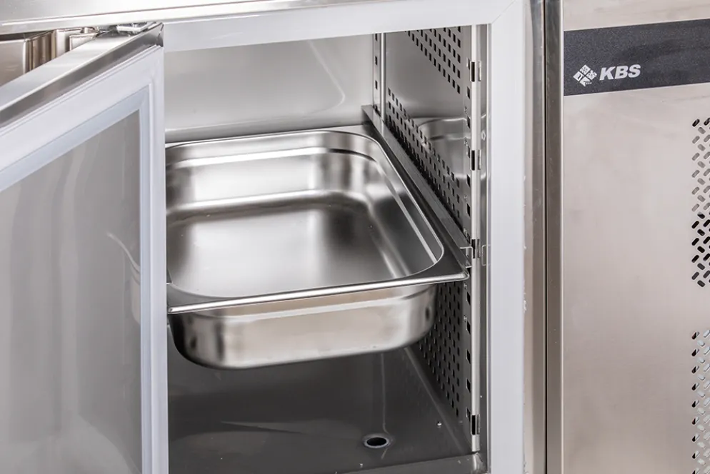 Kühltisch Classic KT 2310, 2 Türen GN 1/1, 1342x700x850mm