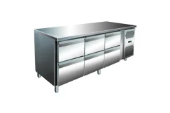 Kühltisch KT-VIP mit 6 Schubladen, 1795x700x860mm