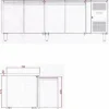 Kühltisch KT 410, 2230x700x860 mm - GN1/1