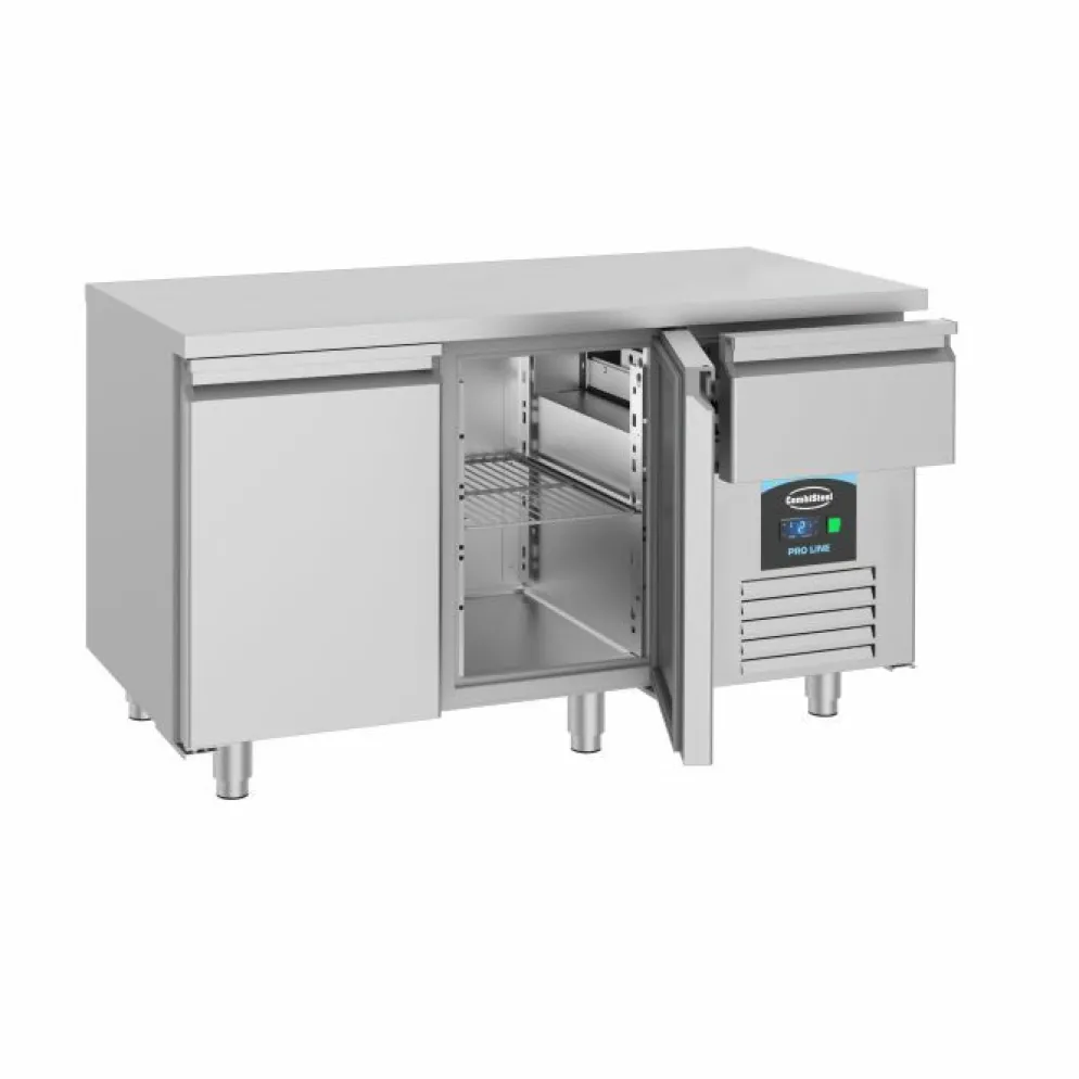 Kühltisch ProLine 700 mit 2 Türen 281 L, 1400x700x850mm