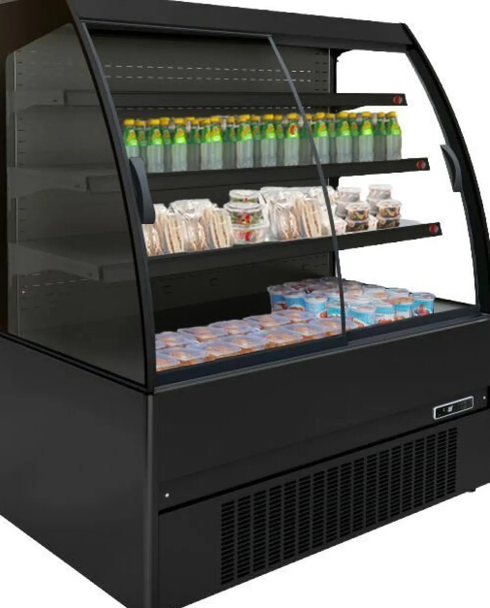 Kühlvitrine NOAH 1.5 mit Schiebetüren 1510 mm, Umluft